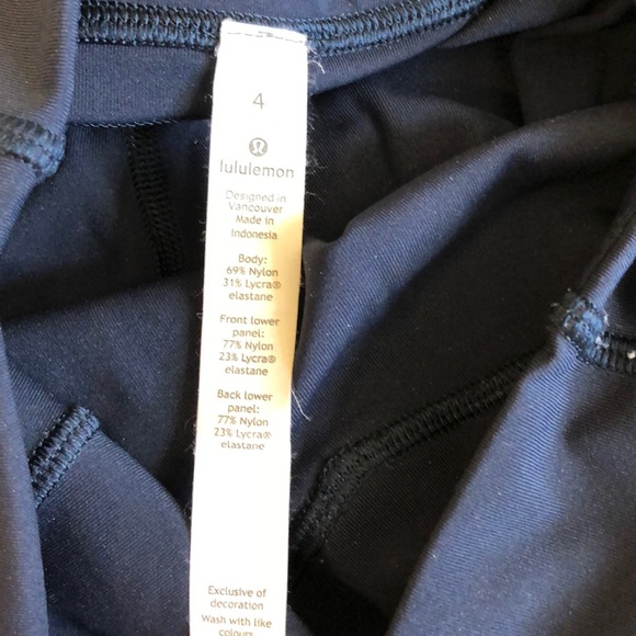 Blue Lululemon Leggings - Picture 3 of 4